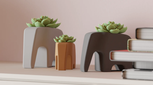 Elephant Plant Pot (9x8x14 cm)