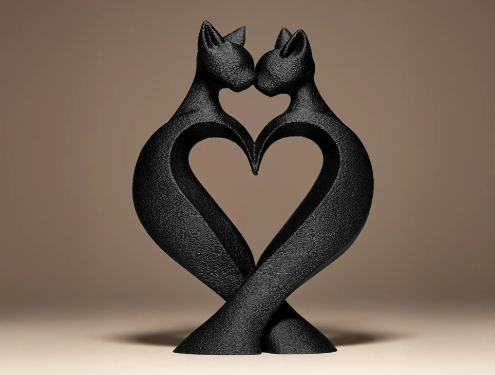 Cat Love Figurine – 6.5x18x25cm