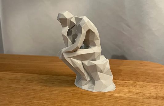 The Thinker Statue 12.5 x 19 x 25 cm